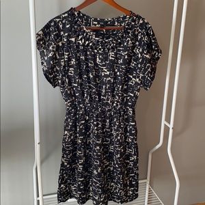 Mossimo Cream and Black Dress